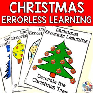 Christmas Errorless Learning Activities