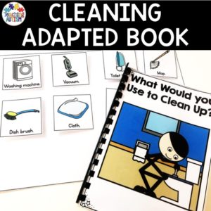 Cleaning Life Skills Adapted Book