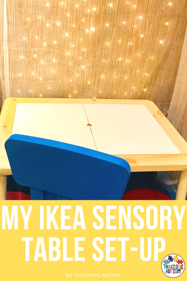 My IKEA Sensory Table Set-Up - Teaching Autism