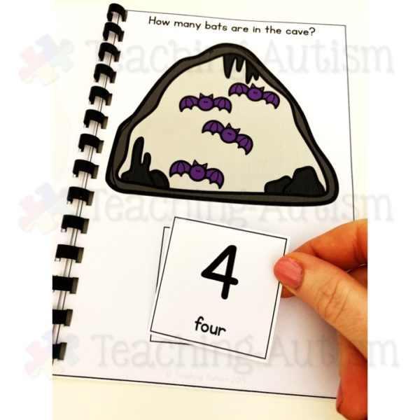 Halloween Counting Adapted Books