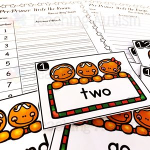 Gingerbread Man Sight Words