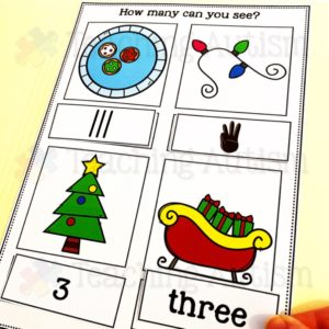 Christmas Errorless Learning Activities