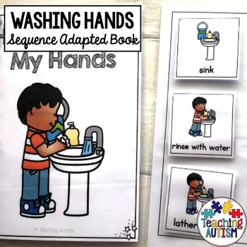 Washing Hands Life Skills Sequencing Adapted Book