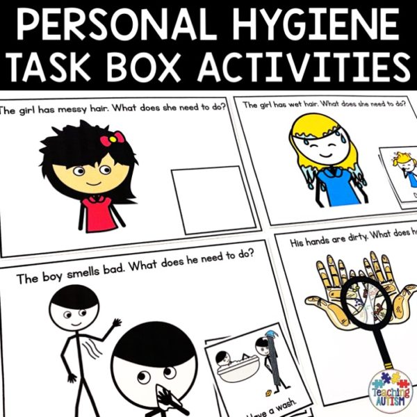 Personal Hygiene Activity Task Box