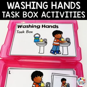 Washing Your Hands Life Skills Task Box
