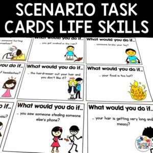 Life Skills Task Box Activity Scenario Cards