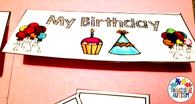 All About Me Activity Lap Book My Birthday