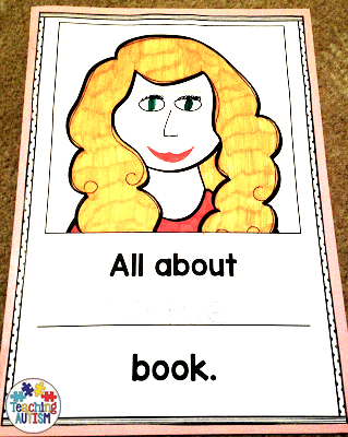All About Me Activity Lap Book Front Cover