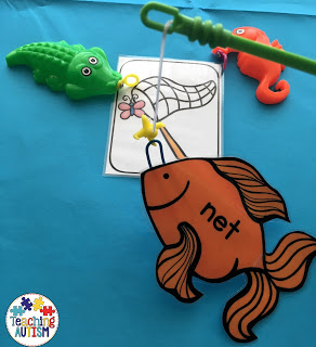 CVC Words for Kindergarten Activity Fishing Game