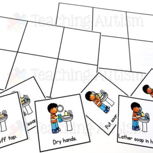 Washing Your Hands Life Skills Task Box