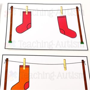 Pairing Socks Laundry Task Box