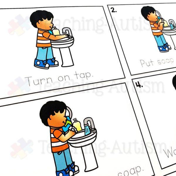 Washing Your Hands Life Skills Task Box