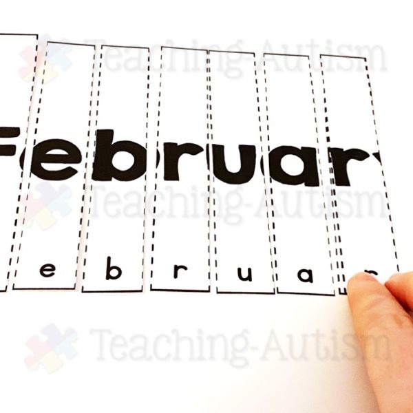 Learning the Months of the Year Activities Task Box