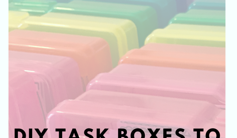 DIY Task Boxes to Make at Home