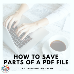 How to Save Parts of a PDF File Help