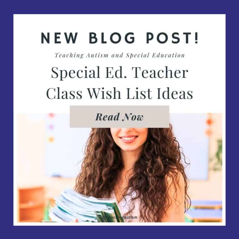 Special Education Teacher Must-Haves