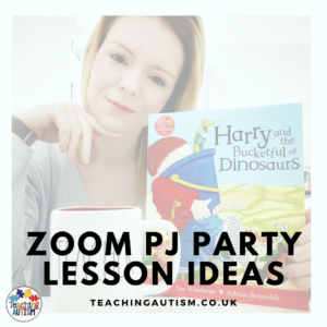 PJ Party Zoom Lesson Plan Idea