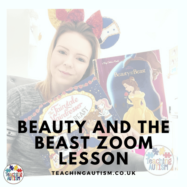 Beauty and the Beast Online Zoom Lesson Ideas