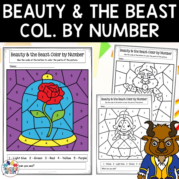 Free Beauty and the Beast Activities for Kids
