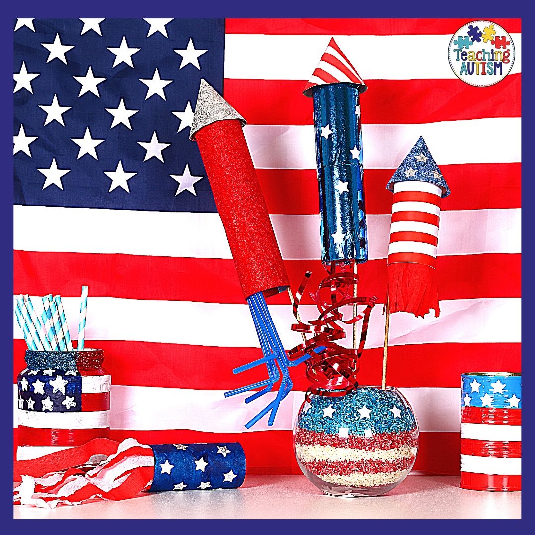 4th July Activities for Kids Teaching Autism