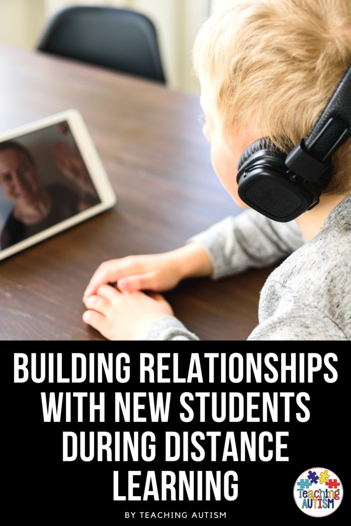 Building Relationships with New Students During Distance Learning