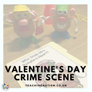 Valentine's Day Crime Scene for Kids