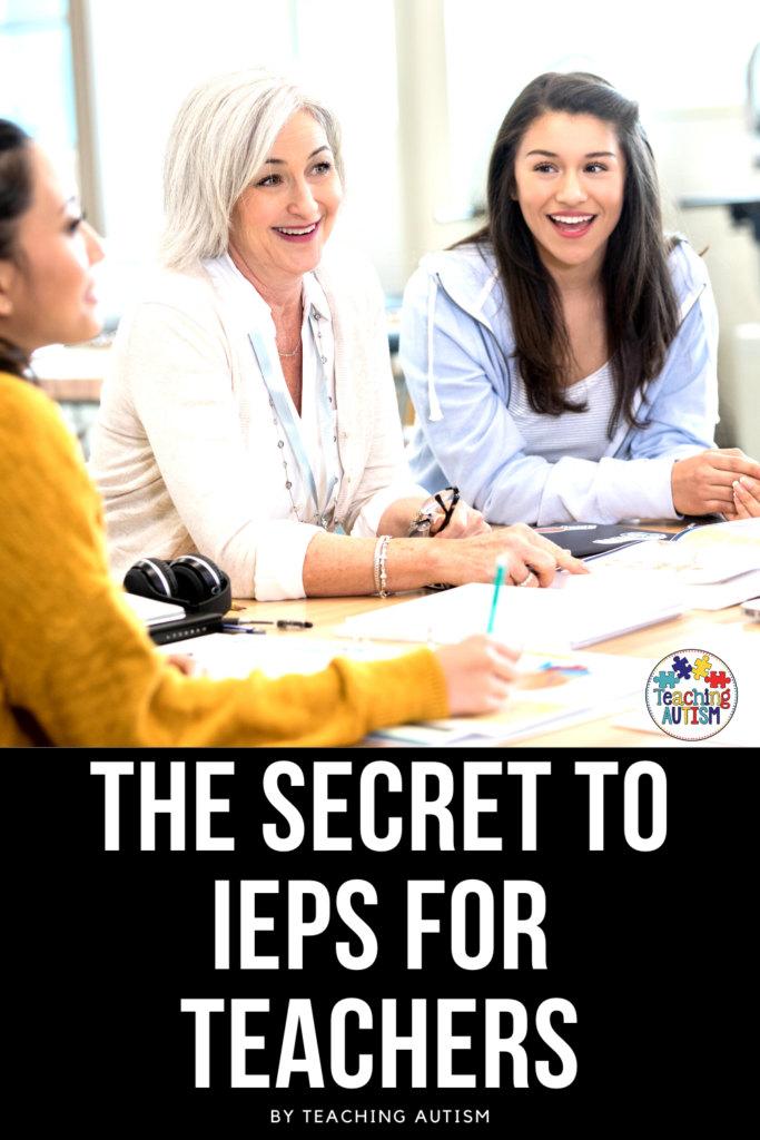 The Secret to IEPs for Teachers