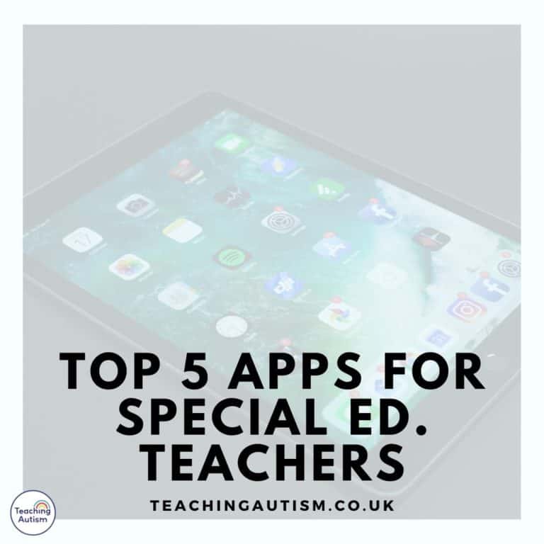 5 Special Ed Teacher Apps