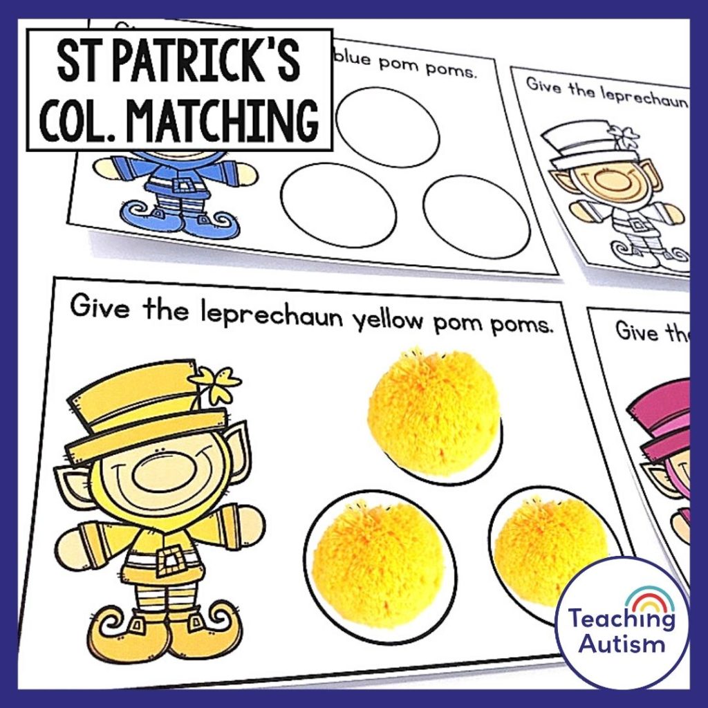 St Patrick's Day Math Task Box