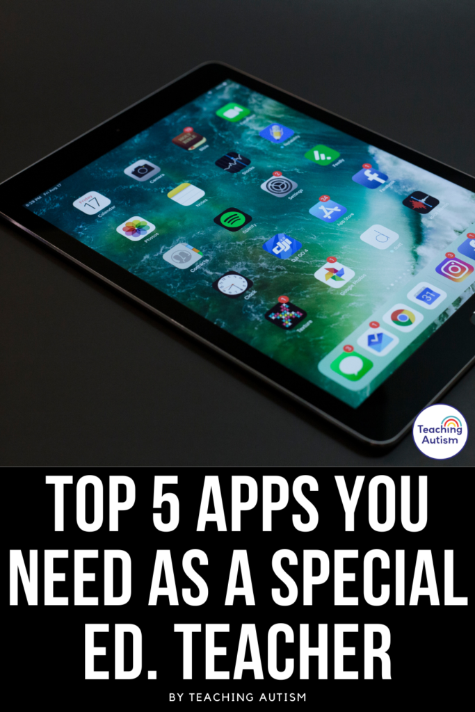 5 Special Ed Teacher Apps