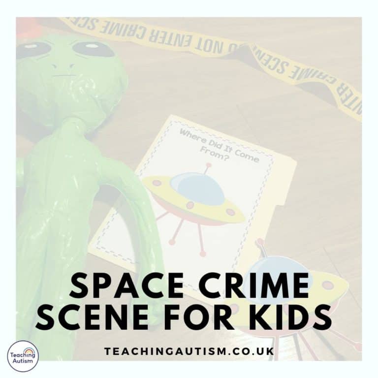 Space Crime Scene for Kids