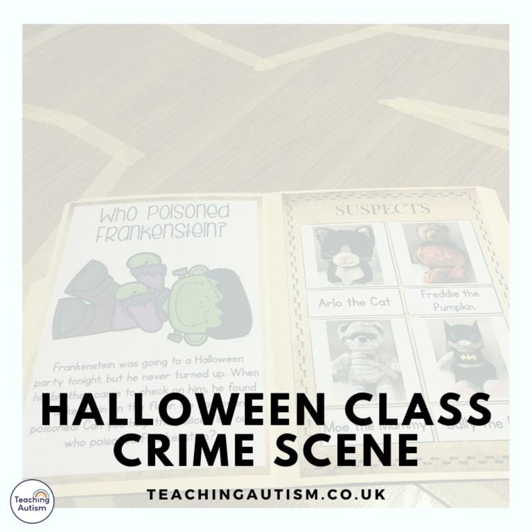 Halloween Classroom Crime Scene