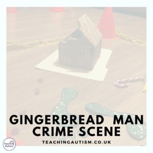 Gingerbread Man Crime Scene