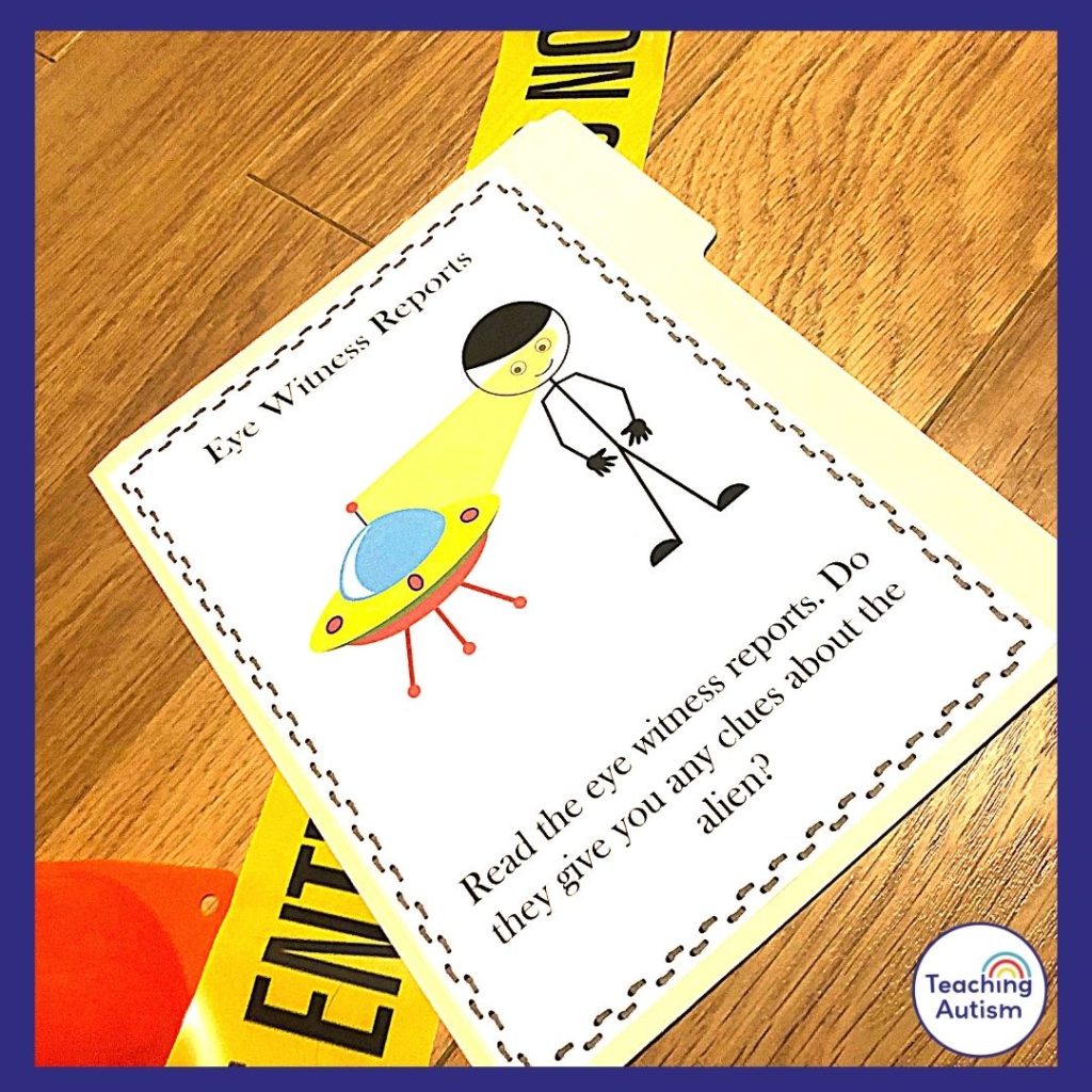 Clue Book for Classroom Crime Scene Activity