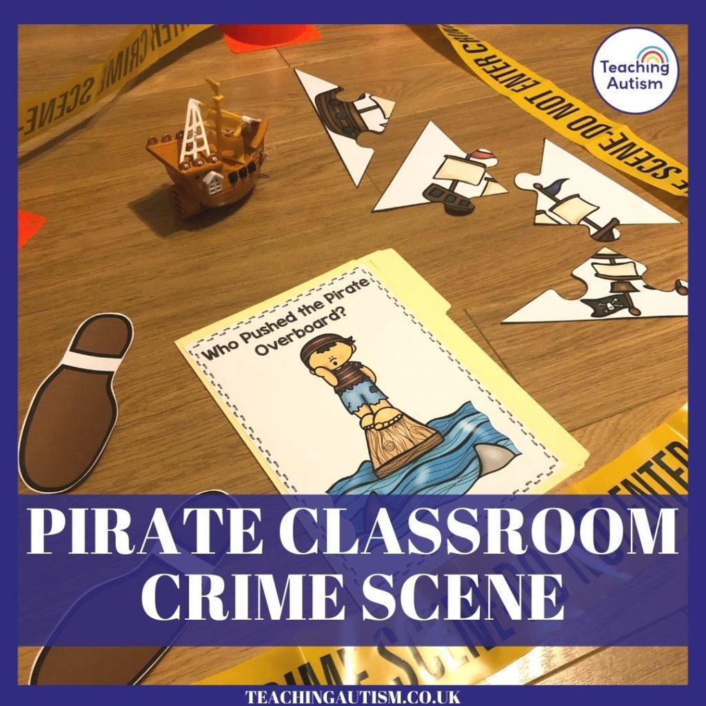 Pirate Classroom Crime Scene