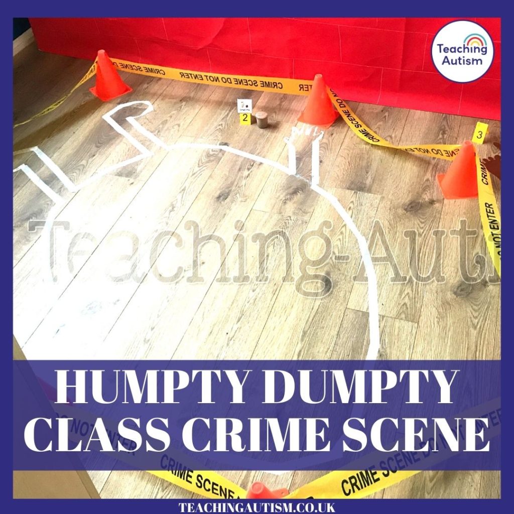 Humpty Dumpty Classroom Crime Scene