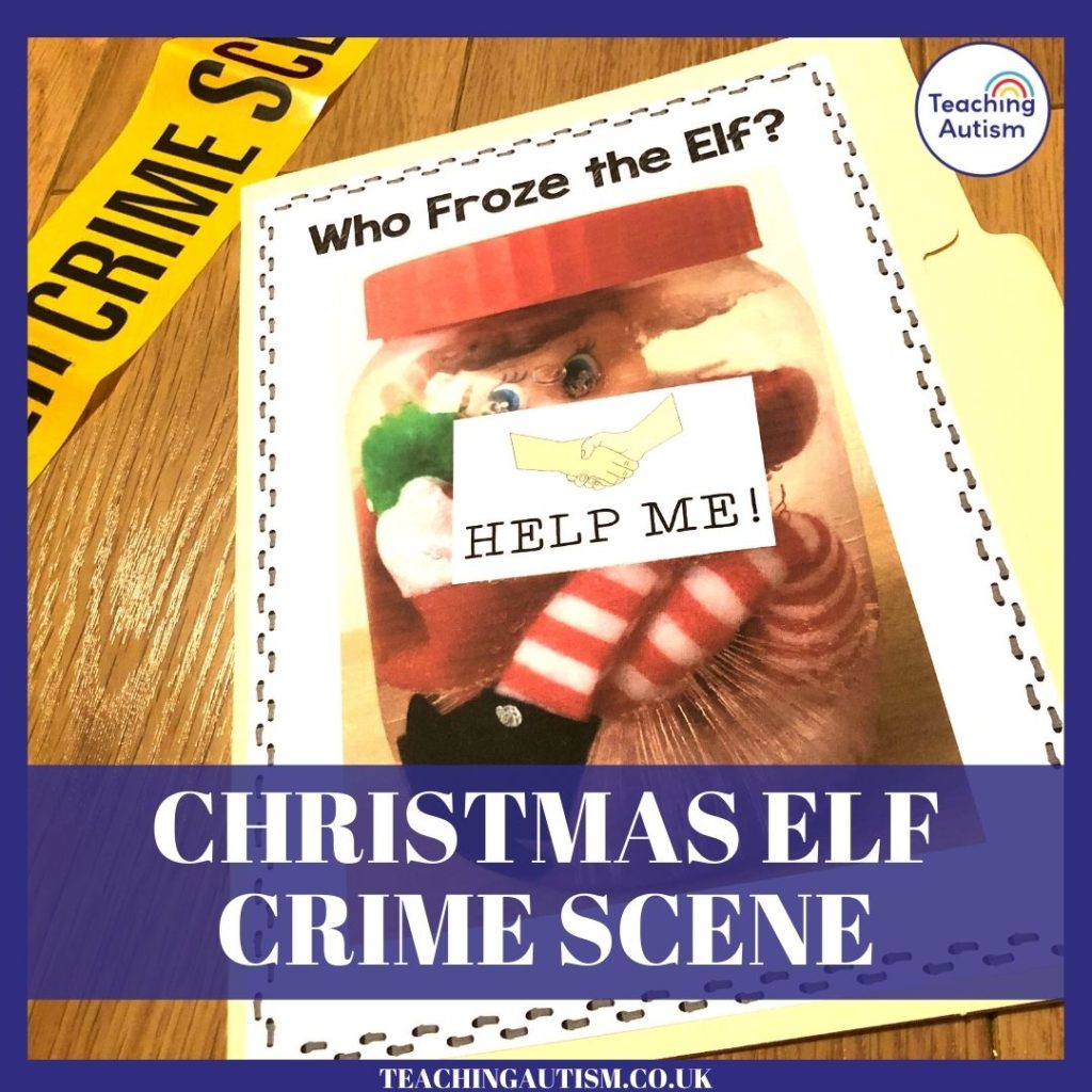 Christmas Crime Scene for the Classroom