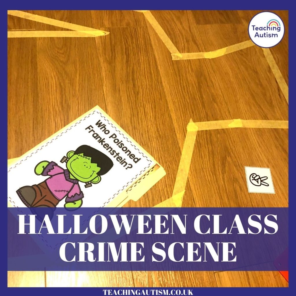 Halloween Classroom Crime Scene