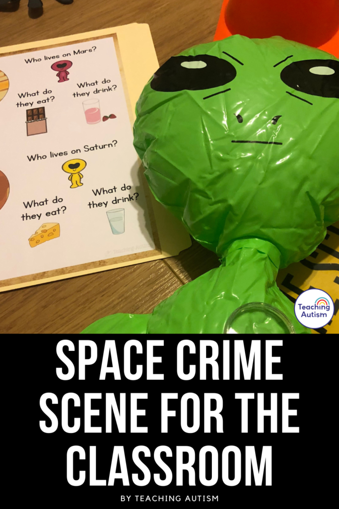 Space Crime Scene for Kids
