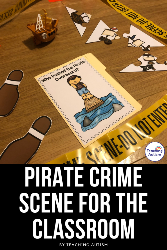 Pirate Crime Scene for Kids