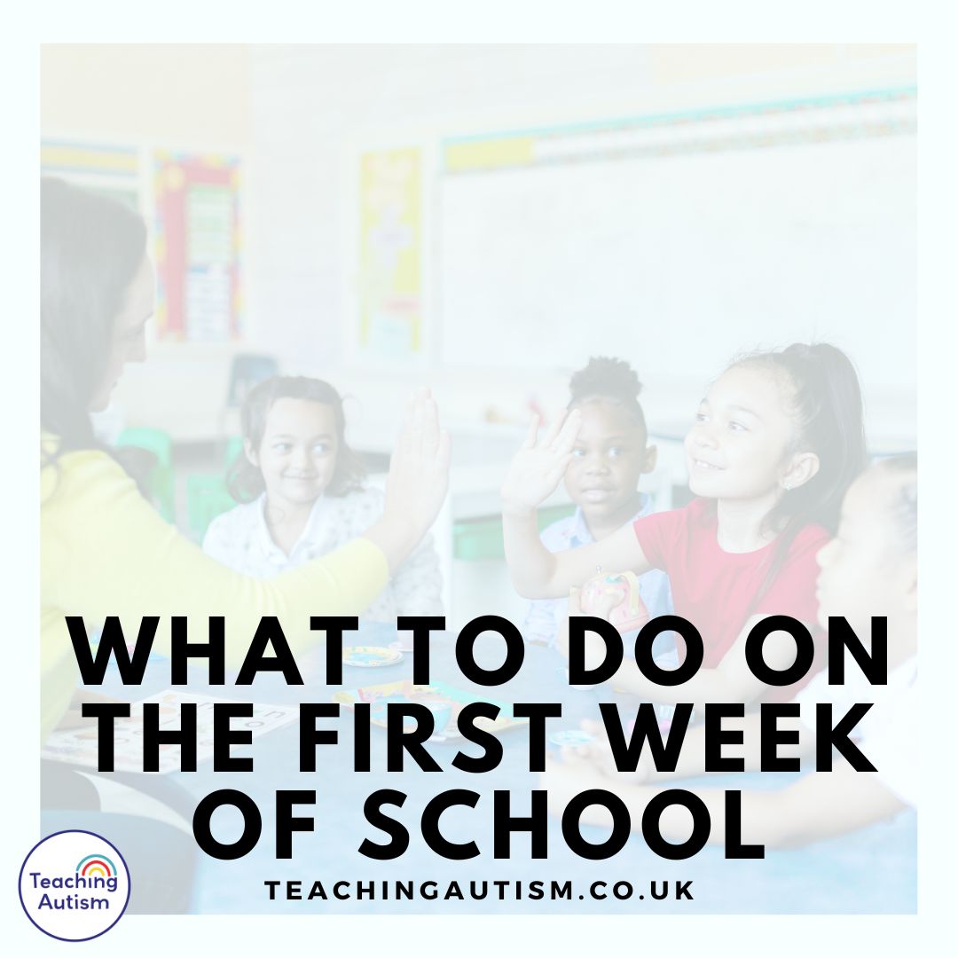 What To Teach On The First Week Of School Special Education - Teaching ...