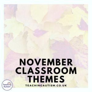 November Classroom Themes