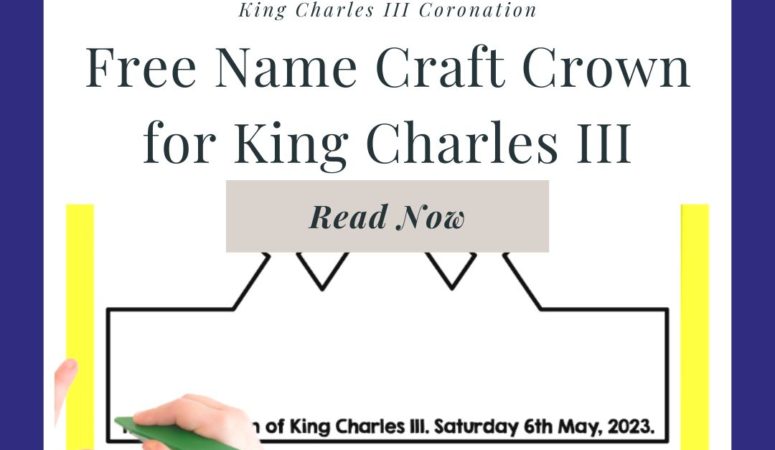 Free King Charles III Coronation Crown Craft