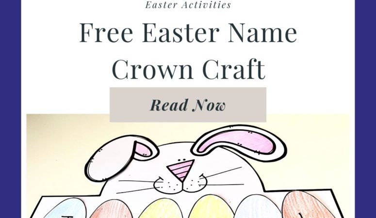 Free Easter Name Craft