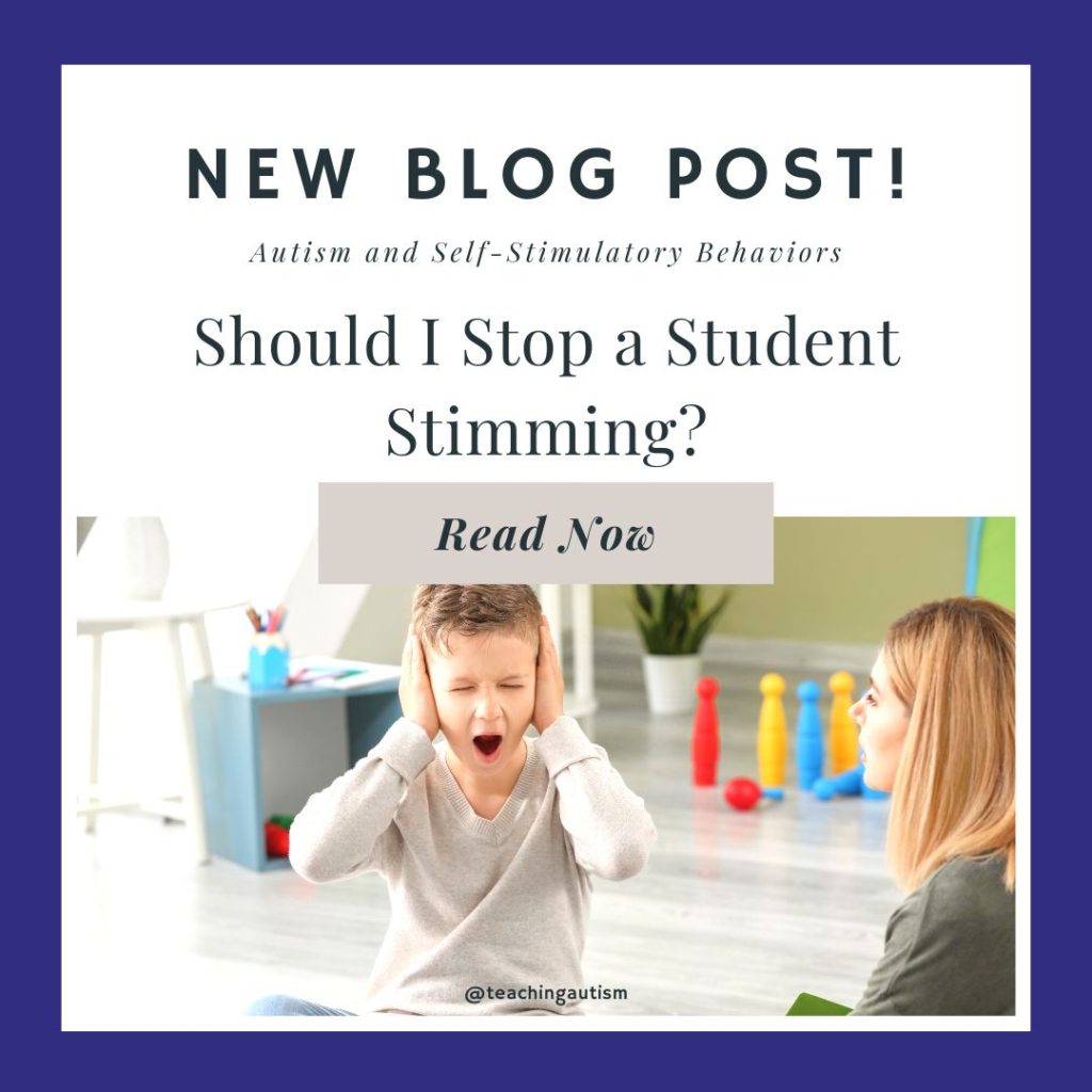 Should I Stop My Student Stimming?