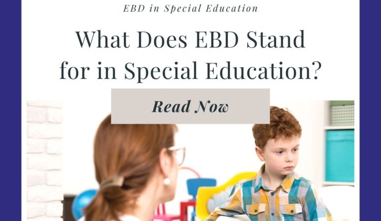 What Does EBD Stand for in Special Education?