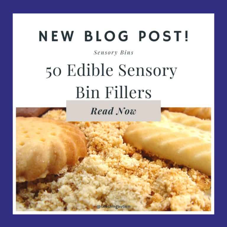 50 Edible Sensory Bin Fillers