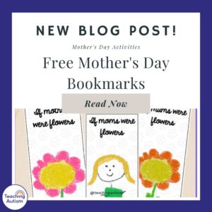 Free Mother's Day Bookmarks Craft