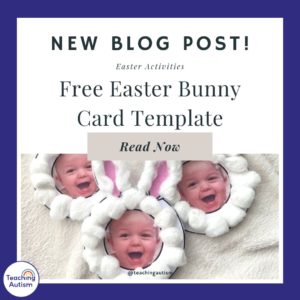 Free Easter Bunny Card Craft