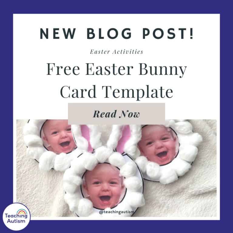 Free Easter Bunny Card Craft